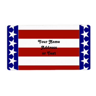 Stars & Stripes of Red White And Blue