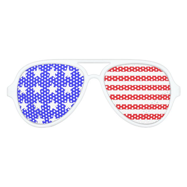 "Stars & Stripes" Party Shades (Front)