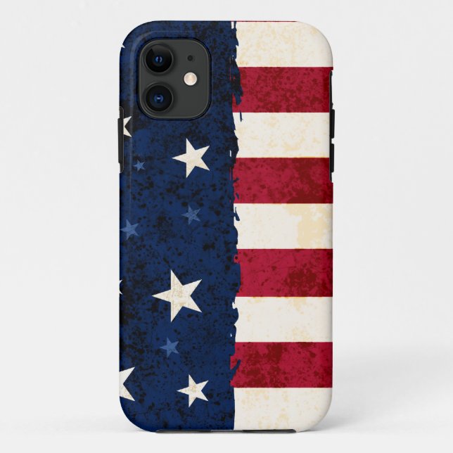 Stars & Stripes Patriotic Case-Mate iPhone Case (Back)