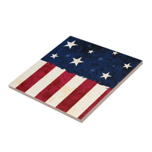 Stars & Stripes Patriotic Tile