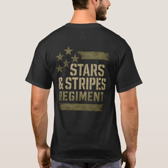 Stars & Stripes Regiment T-Shirt (Back)
