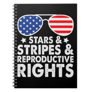 Stars Stripes Reproductive Rights Notebook