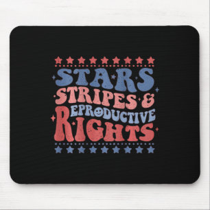 Stars Stripes Reproductive Rights Patriotic 4th Of Mouse Mat