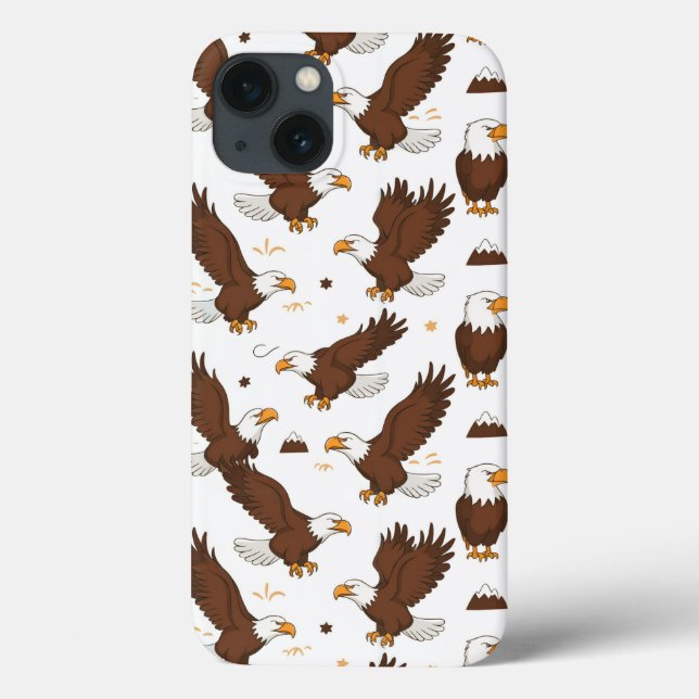 "Stars, Stripes & Soaring Eagles" Case-Mate iPhone Case (Back)