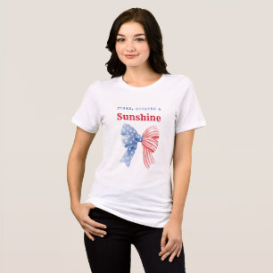 Stars, Stripes & Sunshine Patriotic Fourth of July Tri-Blend Shirt