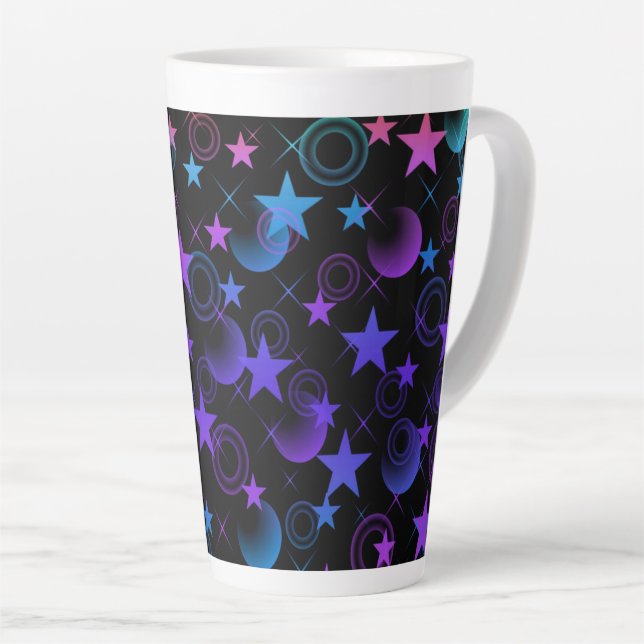 Stars & Stuff Latte Mug (Right Angle)