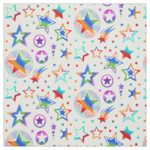 Stars Tattoos black + your ideas Fabric