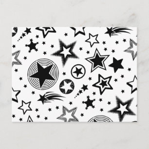Stars Tattoos black + your ideas Postcard