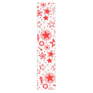 Stars Tattoos red + your ideas Short Table Runner