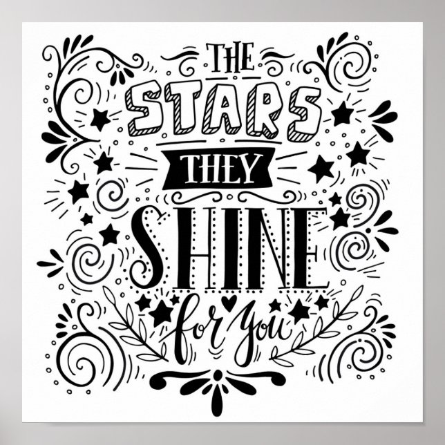 Stars They Shine For You Poster (Front)