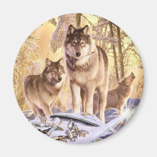 "Stars Under Snow" Magnet