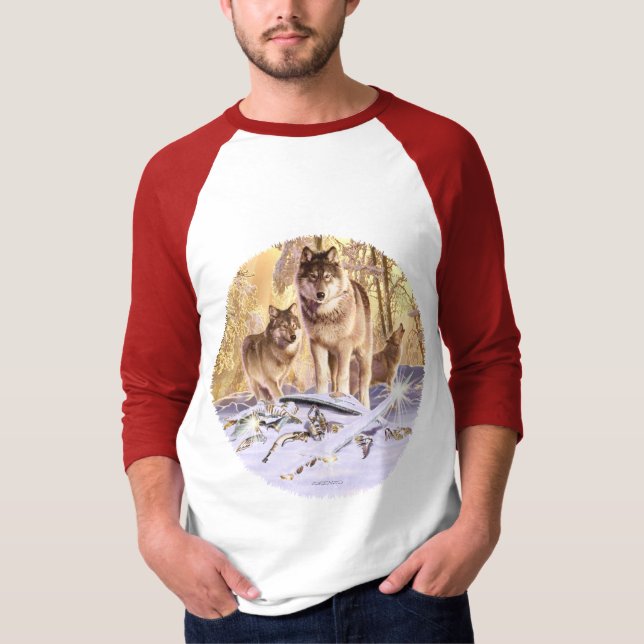 "Stars Under Snow" T-Shirt (Front)