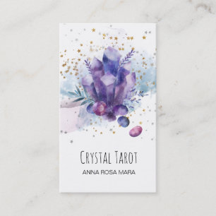 *~* Stars Universe Cosmos CrystalsTarot Psychic Business Card
