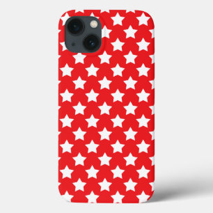 Stars - White On Red iPad Air Case