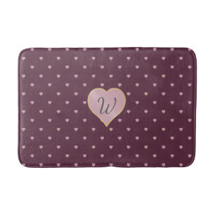 Stars Within Hearts on Port Bath Mat