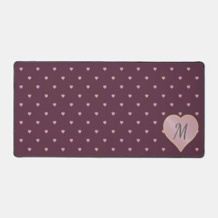 Stars Within Hearts on Port Desk Mat