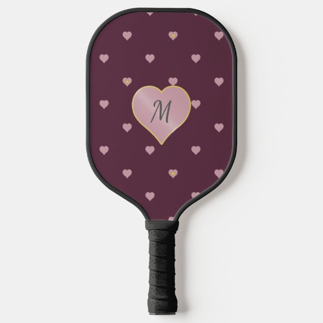 Stars Within Hearts on Port Pickleball Paddle (Front)