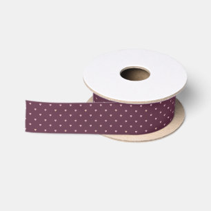 Stars Within Hearts on Port Ribbon Satin Ribbon