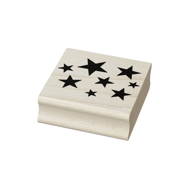 Stars Wood Art Stamp (Stamp)