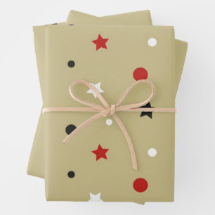 Stars Wrapping Paper Sheet