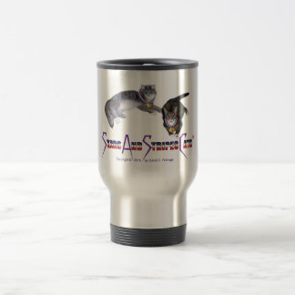 StarsAndStripesCats Mugs, Stainless Steel 15 oz Travel Mug