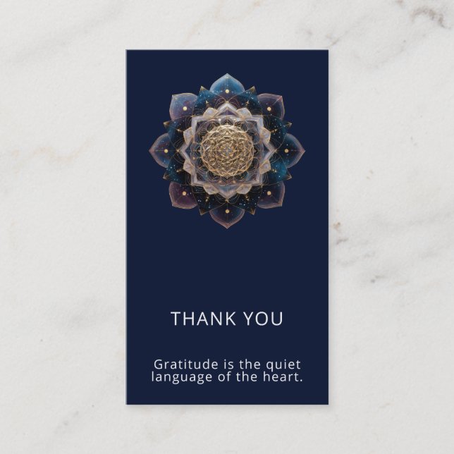 Starseed Geometry | Mandala Design Business Card (Front)