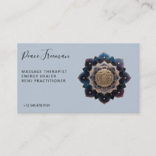 Starseed Geometry   Mandala Design Business Card