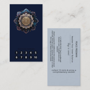 Starseed Geometry Mandala Design Business Card