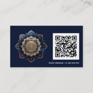 Starseed Geometry   Mandala Design Business Card