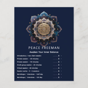Starseed Geometry   Mandala Design Flyer