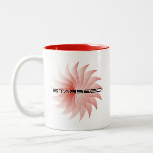 Starseed Red Star Two-Tone Coffee Mug