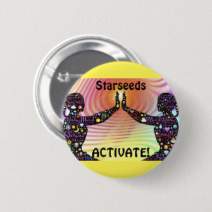 Starseeds Activate 6 Cm Round Badge