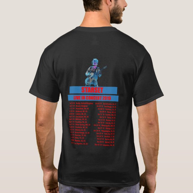 STARSET TOUR 2019 T-Shirt (Back)