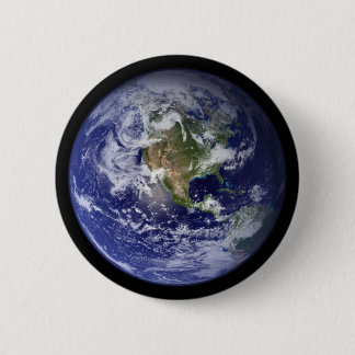 Starship Earth 6 Cm Round Badge