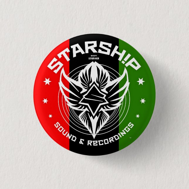 STARSHIP Sound & Recordings Button (Africa) (Front)