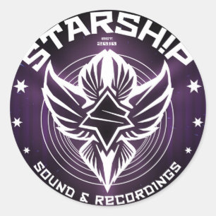STARSHIP Sound & Recordings Sticker