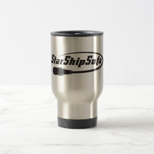 Starshipsofa logo travel mug