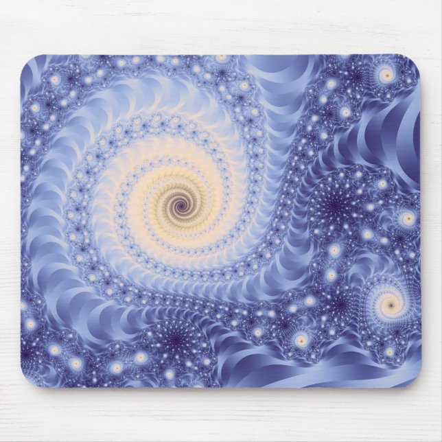 Starstorm Fine Fractal Art Mouse Mat (Front)