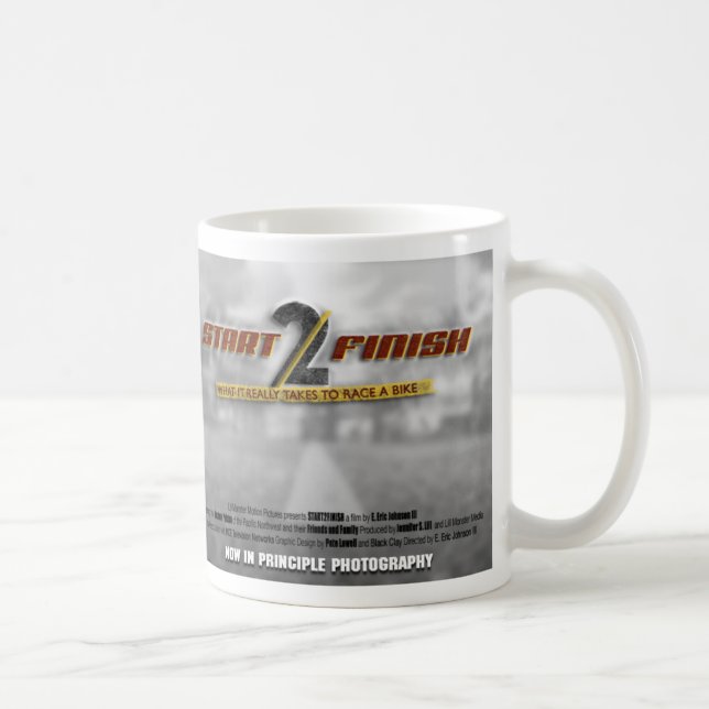 Start 2 FInish/Lill Monster Executive Coffee Mug (Right)