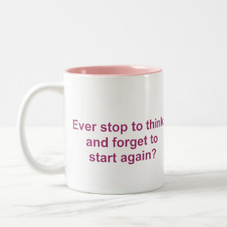 Start Again Two-Tone Coffee Mug