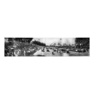 Start and Finish Line of 1913 Corona Road Race Photo Print