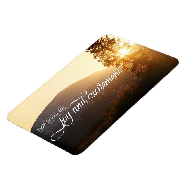 Start Each Day With Joy Magnet (Left Side)