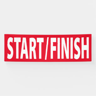 Start / Finish Line race event Banner