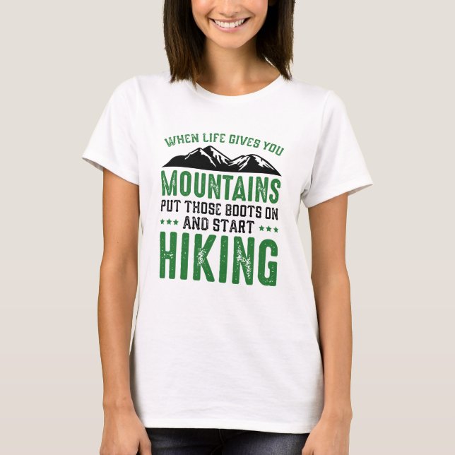 Start Hiking T-Shirt (Front)