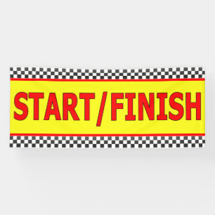 Start Line Finish Line Banner