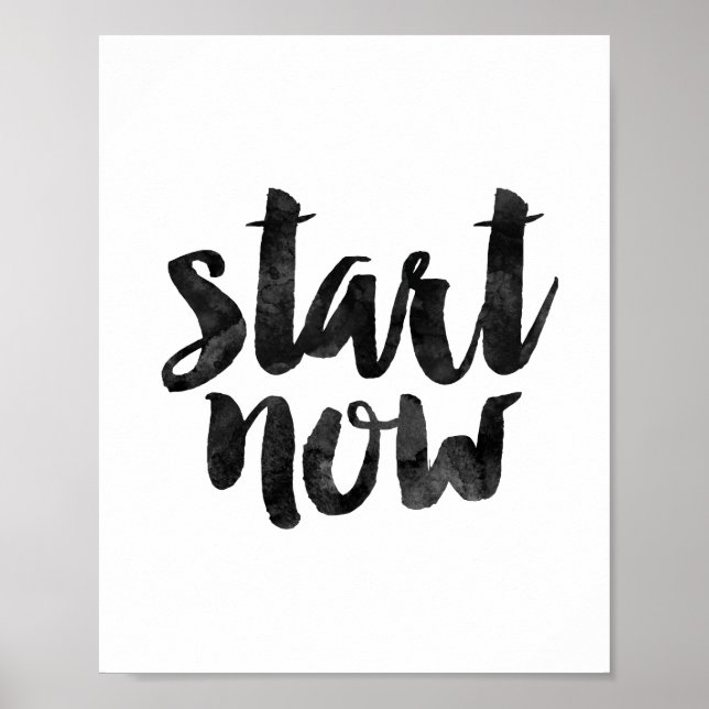 Start Now Poster (Front)