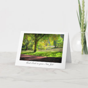 Start of Autumn / Fall - Luck with New Job Card