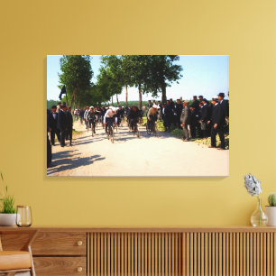 Start of The First Tour de France Circa 1903  Canvas Print