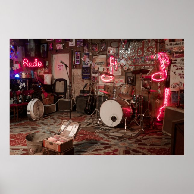 Start Of The Night At The Juke Joint Poster (Front)