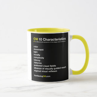 Start Seeing CVI mug - yellow